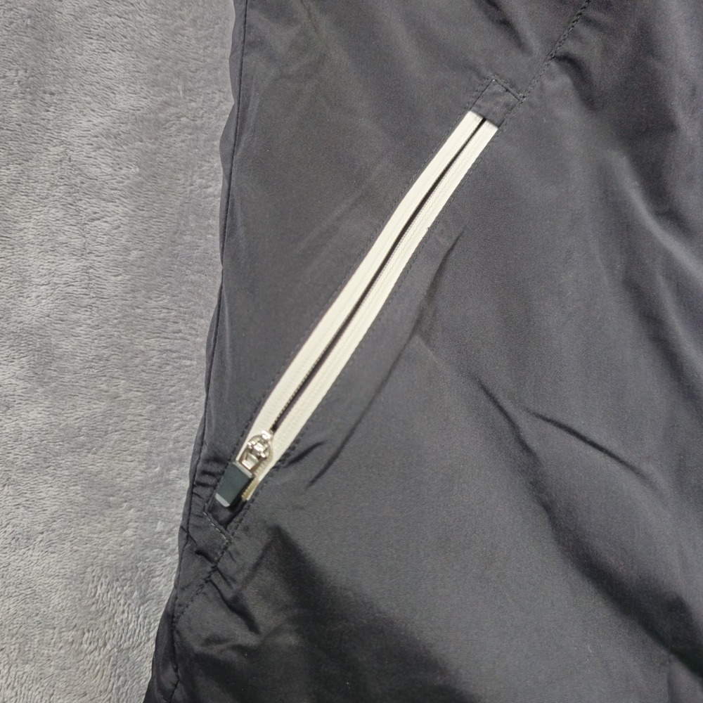 Alwrld Black Biodegradable Vest Full Zip Hooded Sleeveless Puffer Jacket Mens M - Picture 3 of 16